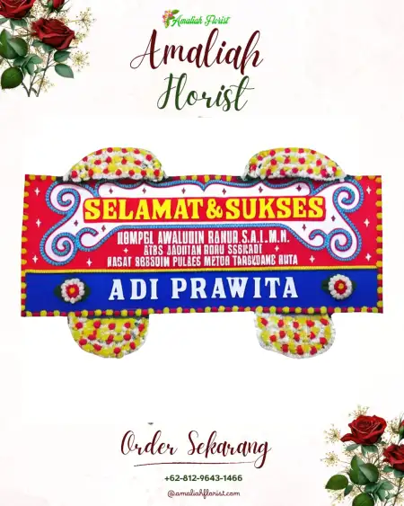 Papan Bunga Ucapan Selamat Nekamese
